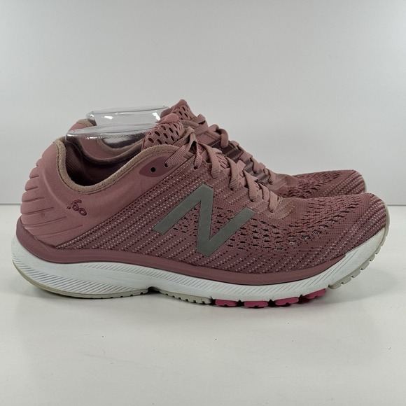 New Balance 860v10 Low Pink Athletic Running Shoes Sneaker Women's Size 11 Read - Picture 1 of 10